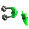 Fishing Rod Tip LED Light Clip Twin Bells Bite Alarm