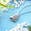 Christmas Series Zircon Necklace Small Fish Fashion Necklace
