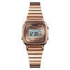 SKMEI Women Waterproof Countdown LED Digital Lady Dress Alarm Wrist Watch