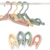 4 PCS Portable Folding Clothes Hangers Drying Rack for Travel
