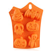 Creative Happy Halloween Silicone Pumpkin Cake Silicone Mold Kitchen Bake Tools