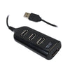4 Ports Mini USB 2.0 Hub for Laptop PC High Speed 480Mbps Adapter