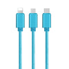 1.2M 3 in 1 USB Charger Cable for Micro 8 Pin Type-C
