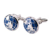 Alloy Material Electroplating Process Earth Shape Men'S Cufflinks