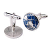 Alloy Material Electroplating Process Earth Shape Men'S Cufflinks
