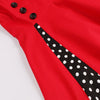 Wave Point Joining Together Dress