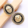Gold Plated Lion Earrings