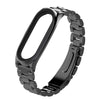 Three Beads Solid Replacement Steel Watch Strap for Xiaomi Mi Band 4