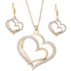 Fashion Bride Romantic Wedding Creative Heart Jewelry Set