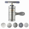 Stainless Steel Manual Noodles Press Machine Pasta Maker with 5 Mould