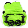 Green Protable Shopping Trolley Tote Bag Foldable Cart Rolling Grocery Wheels