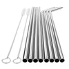 Stainless Steel Metal Straws Reusable For Tumblers Rumbler Beverage