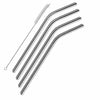Stainless Steel Metal Straws Reusable For Tumblers Rumbler Beverage