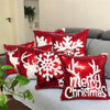 Christmas Pattern Positioning Embroidery Piece Fashion Pillow Case