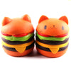 Jumbo Squishy Burger Cat Toys