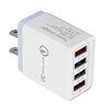 JOFLO  QC3.0 5V/3.5A  Fast Charge 4 Port USB Power Travel Charger Wall Adapter