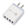 JOFLO  QC3.0 5V/3.5A  Fast Charge 4 Port USB Power Travel Charger Wall Adapter