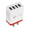 JOFLO  QC3.0 5V/3.5A  Fast Charge 4 Port USB Power Travel Charger Wall Adapter