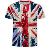 European and American Fashion Retro 3D Printing Men's Short-Sleeved T-shirt