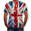 European and American Fashion Retro 3D Printing Men's Short-Sleeved T-shirt
