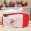 Santa Claus Snowman Belt Felt Tissue Home Decor Napkin Holder For Paper Towels