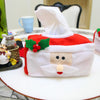 Santa Claus Snowman Belt Felt Tissue Home Decor Napkin Holder For Paper Towels