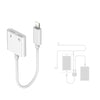 2 in 1 Dual Headphone Jack Adapter with Charge Splitter for iPhone X / 8/ 8 Plus