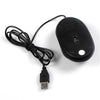 Generic Black 3-Button 3D USB 800 Dpi Optical Scroll Mice Mouse w/ Blue & Red LEDs For Notebook Laptop Desktop