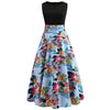 Women's Summer Fashion Beautiful Lilies Long Dress