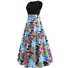 Women's Summer Fashion Beautiful Lilies Long Dress