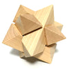 3D Interlocking Wooden Burr Ming Brain Puzzle Cube