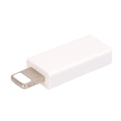 Type C Female to 8 Pin + Micro USB to USB Type C Adapter