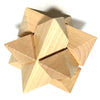 3D Interlocking Wooden Burr Ming Brain Puzzle Cube