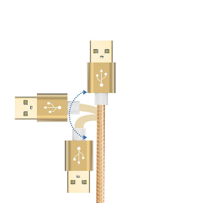 1m Case for iPhone Super Durable Nylon Braided Wire Metal Plug Charger