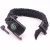 Adjustable Paracord Survival Bracelet Gear 500LB Outdoor Hiking Travelling