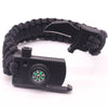 Adjustable Paracord Survival Bracelet Gear 500LB Outdoor Hiking Travelling