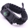 Adjustable Paracord Survival Bracelet Gear 500LB Outdoor Hiking Travelling