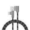 2m 90 Degree Type-C  USB Cable Fast  Charge Data Cord Microusb Cable