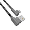 2m 90 Degree Type-C  USB Cable Fast  Charge Data Cord Microusb Cable