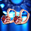 Earring of The Heart of Hhe Peach Gift Birthday
