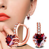 Earring of The Heart of Hhe Peach Gift Birthday