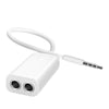 3.5 Jack Aux Audio Cable Headphone Splitter 1 to 2 for  IPad IPod Notebook