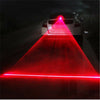 Car Red Laser Fog Rear Anti-Collision Safety Taillight Warning Signal Light Lamp