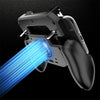 Mobile Game Cooling Fan with 4000mAh Battery Trigger Fire Button L1R1 Controller