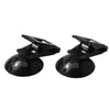 1 Pair Car Interior Window Mount Black Suction Cap Clip Plastic Sucker Removab