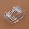 European and American Wind - Plated Silver Open Sand Light Bracelet