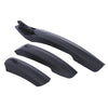 Bicycle Fender Bike Front Back Rear Mudguard Set Quick Release Plastic LED Light