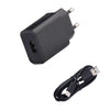 gocomma EU Plug Power Charger USB 3.1 Type C Data Sync Charging Cable