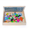 Double-sided Black White Board Animal Puzzle Set