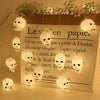 LED Decorative Halloween Cute Skull Light String for Festival